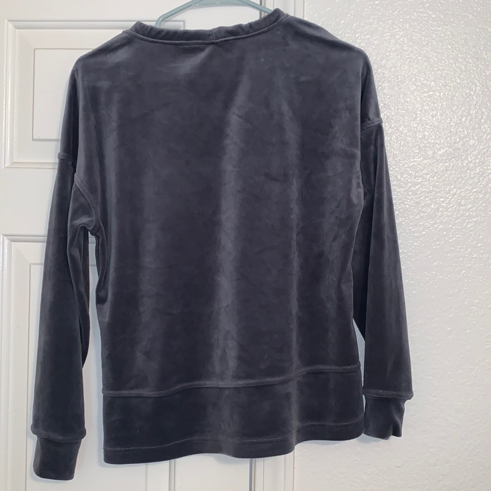 Velvet sweater
